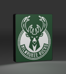 Bucks Square LED light box – custom 3D printed – Lit Layer Creations